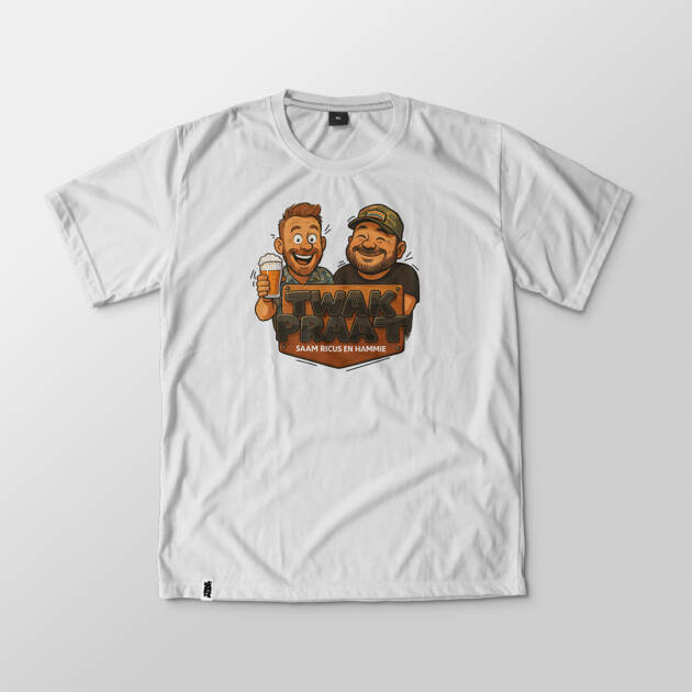 HET JY GEDRINK SHIRT - WIT